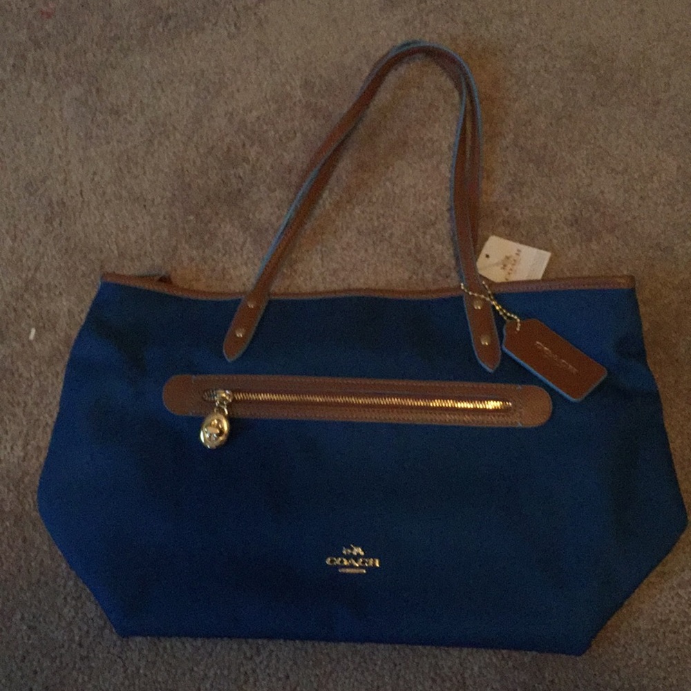 Coach Brand New blue purse